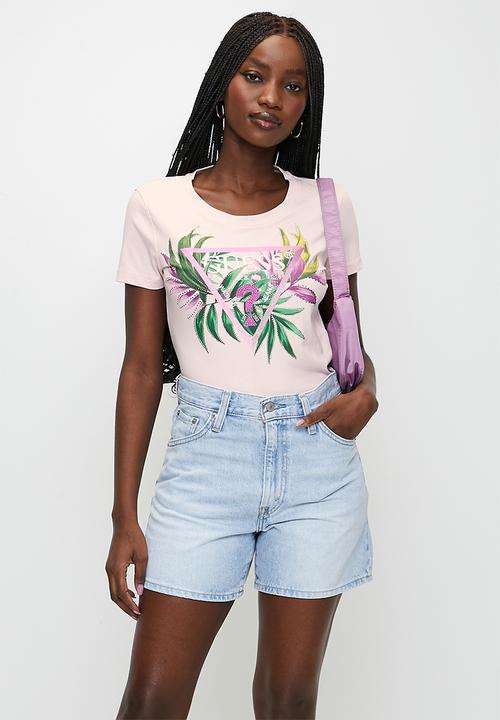 GUESS - Cn Ss Leaf Triangle Tee 