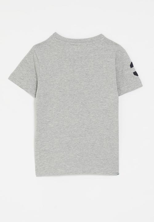 POLO - Boys james v neck tee - light grey