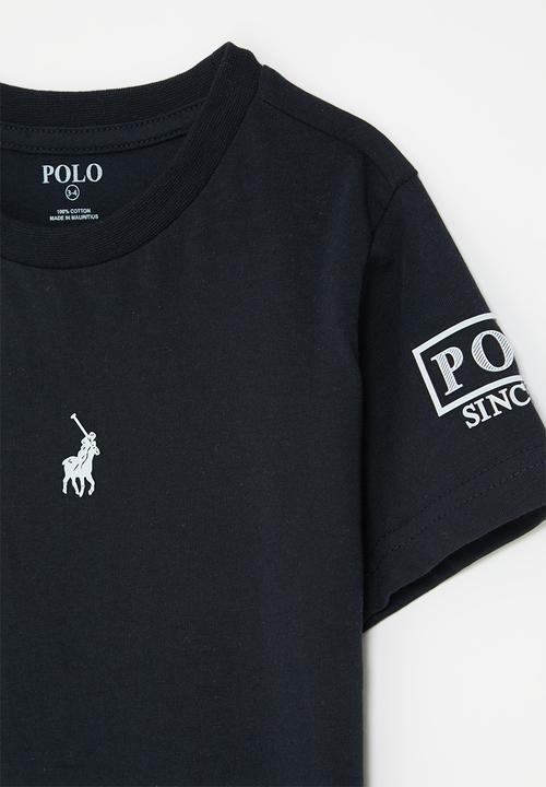 POLO - Boys gary printed short sleeve tee - navy