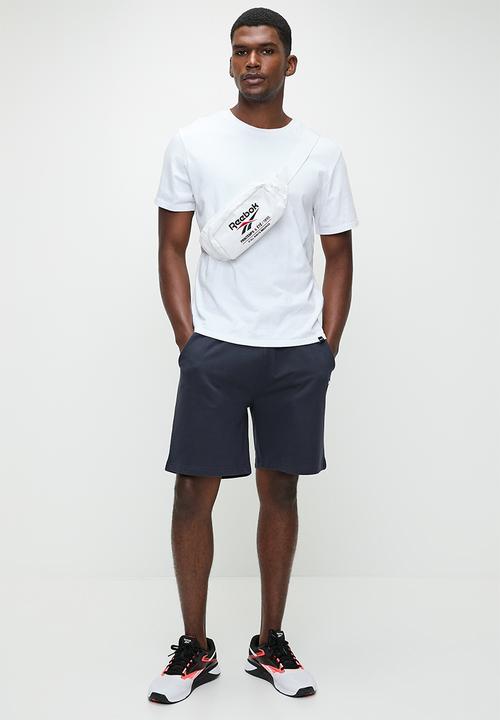 Reebok - Roscoe Small Logo Loopback Shorts - Vector Navy