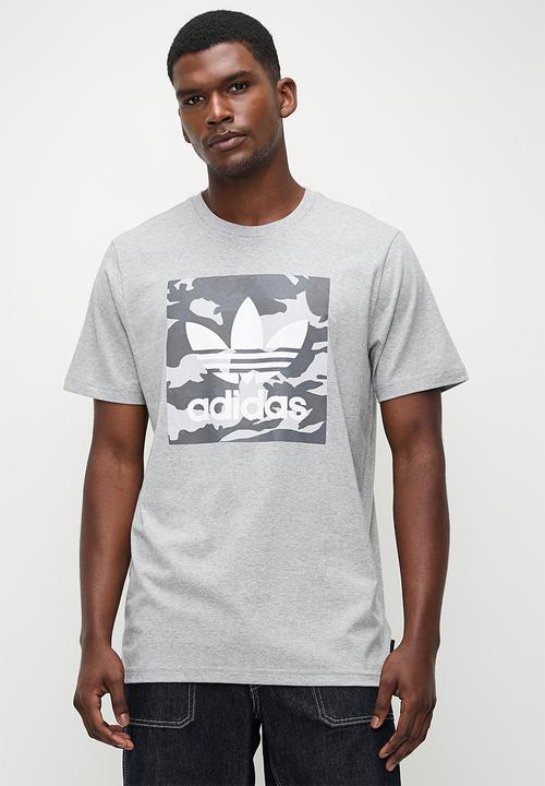 CAMO LOGO T M - medium grey heather