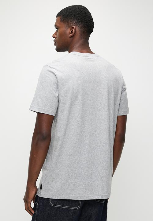 adidas Originals - Camo Logo Tee - Medium grey heather