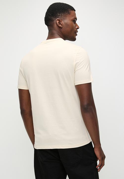 GUESS - Short sleeve Cn Guess Logo Tee - Pearl White