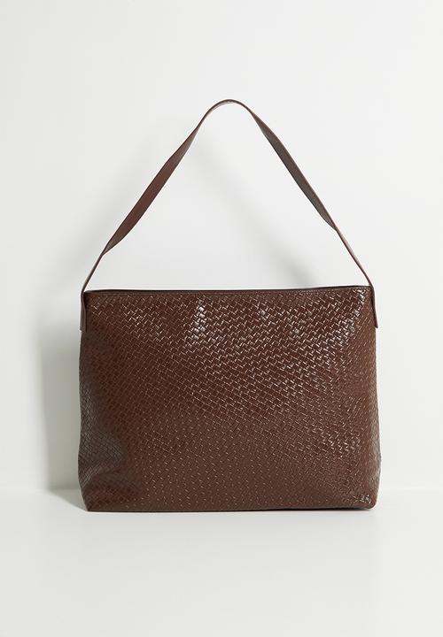 Tessa Design - Lorelei woven tote bag - brown