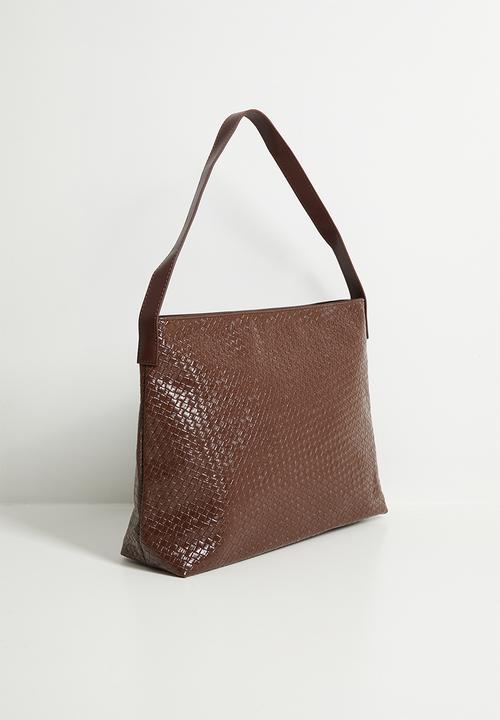 Tessa Design - Lorelei woven tote bag - brown