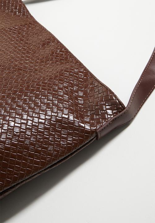 Tessa Design - Lorelei woven tote bag - brown