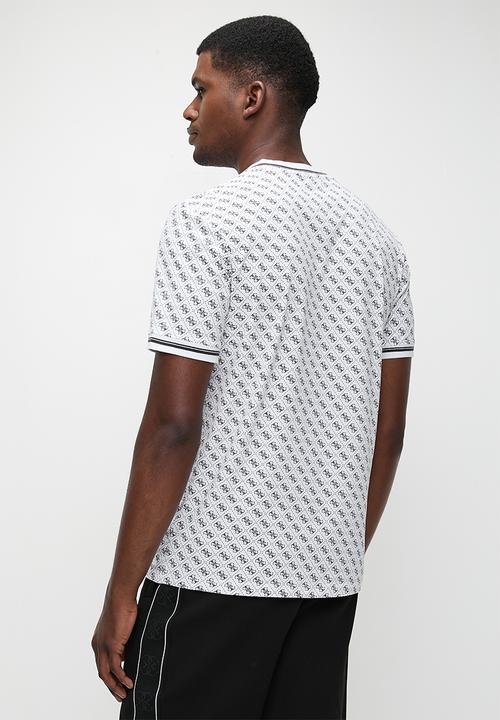 GUESS - Marshall T-Shirt - 4G Aop Salt White