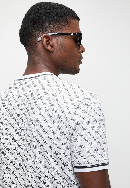 GUESS - Marshall T-Shirt - 4G Aop Salt White