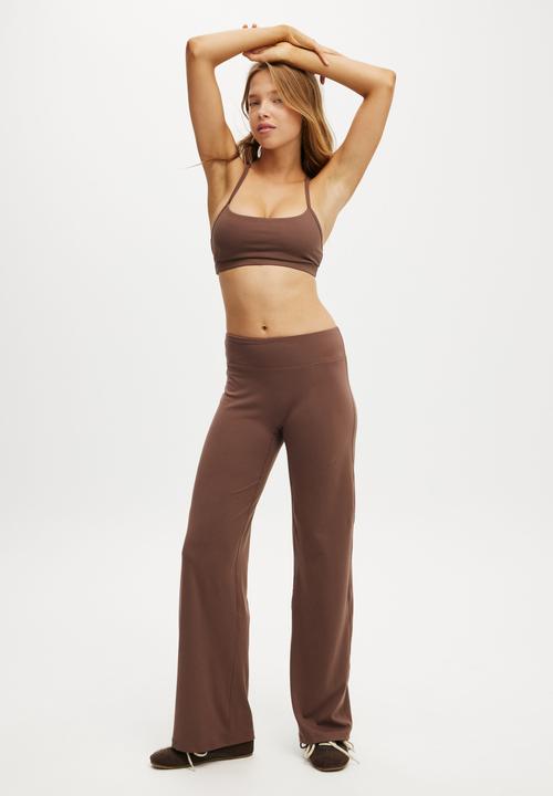Cotton On - Ultra Soft Wide Leg Pant - Deep Taupe