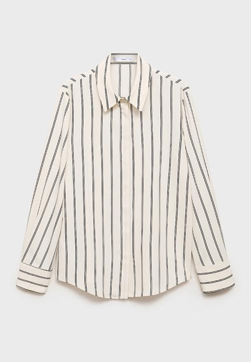 MANGO - Shirt Basic - Light Beige