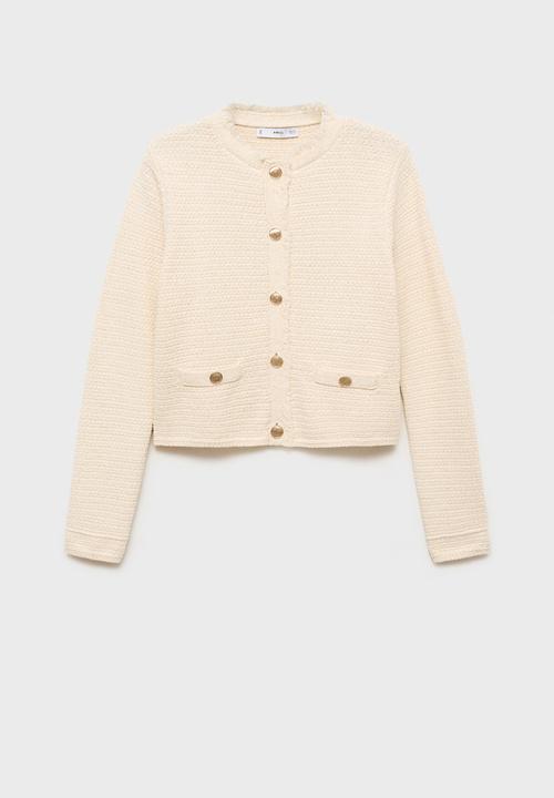 MANGO - Jacket Kokotxa - Light Beige