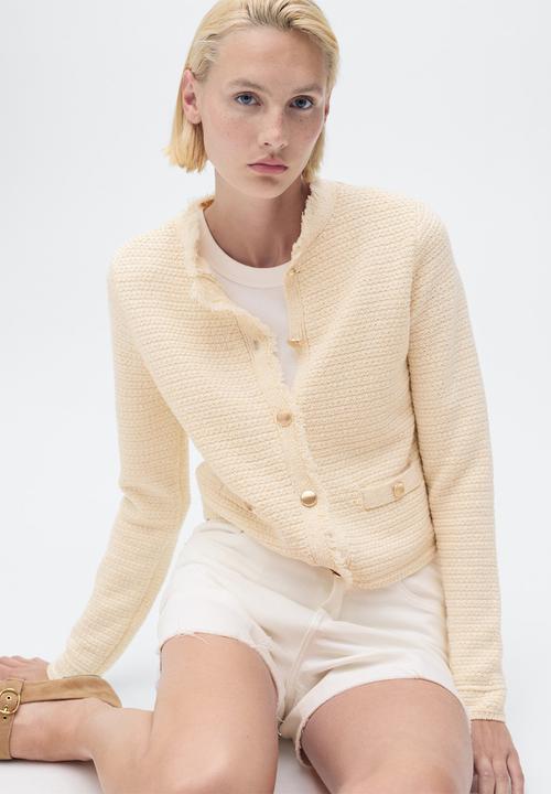 MANGO - Jacket Kokotxa - Light Beige