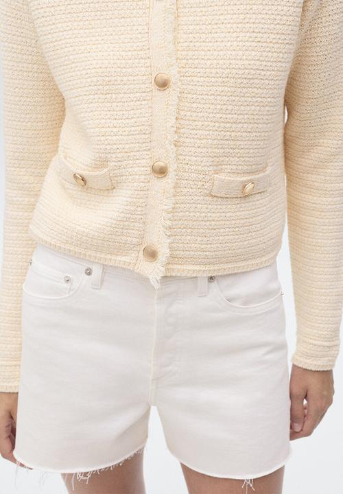 MANGO - Jacket Kokotxa - Light Beige