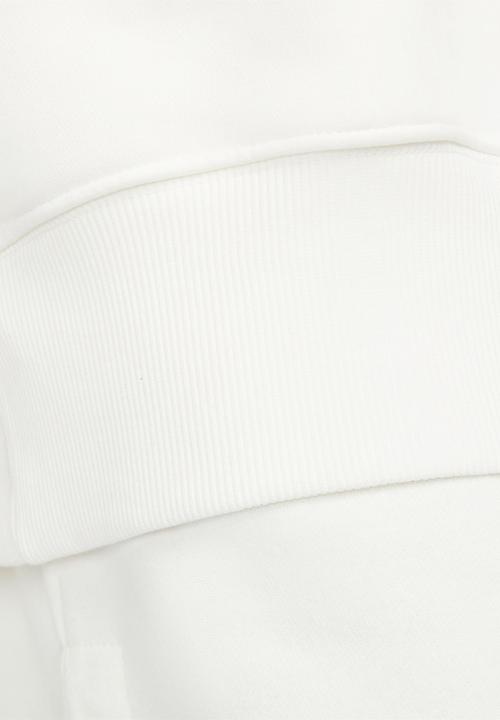 Nike - 1/2-Zip Cropped Sweatshirt - White