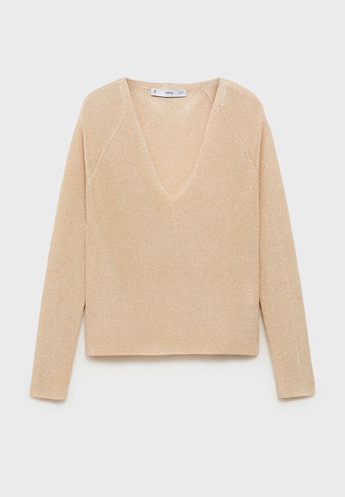MANGO - Sweater Kling - Gold
