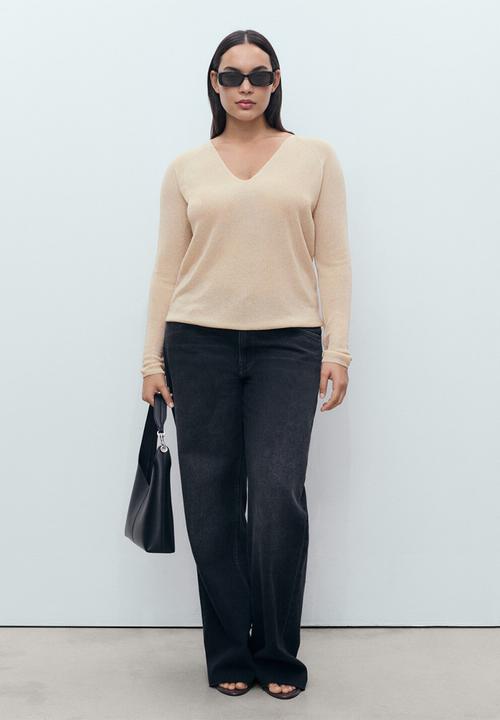 MANGO - Sweater Kling - Gold