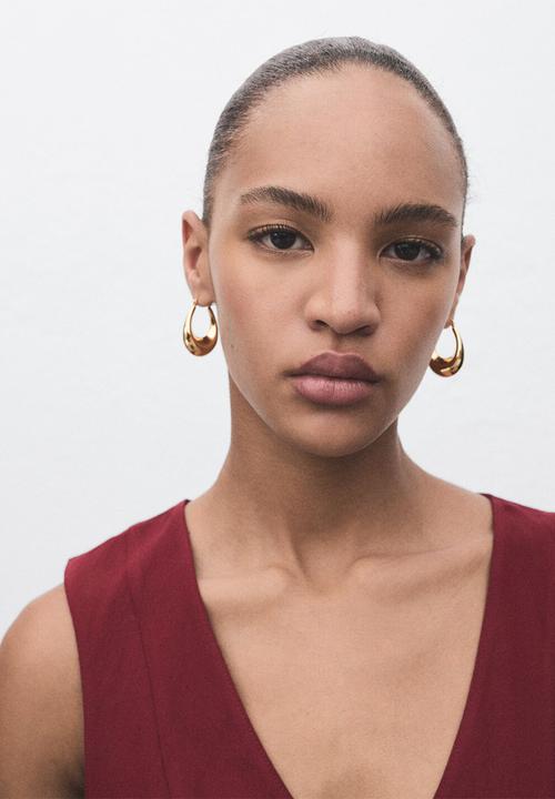 MANGO - Top Pep - Dark Red
