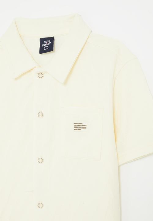 SOVIET - Boys glad neck shirt - winter white