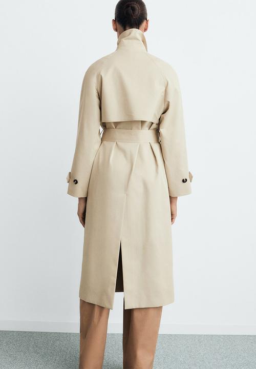 MANGO - Trenchcoat Angela -  Light Beige