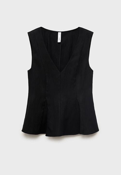 MANGO - Top Pep - Black