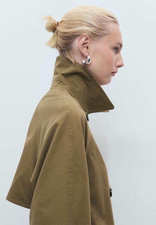 MANGO - Trenchcoat Angela - Beige/Khaki