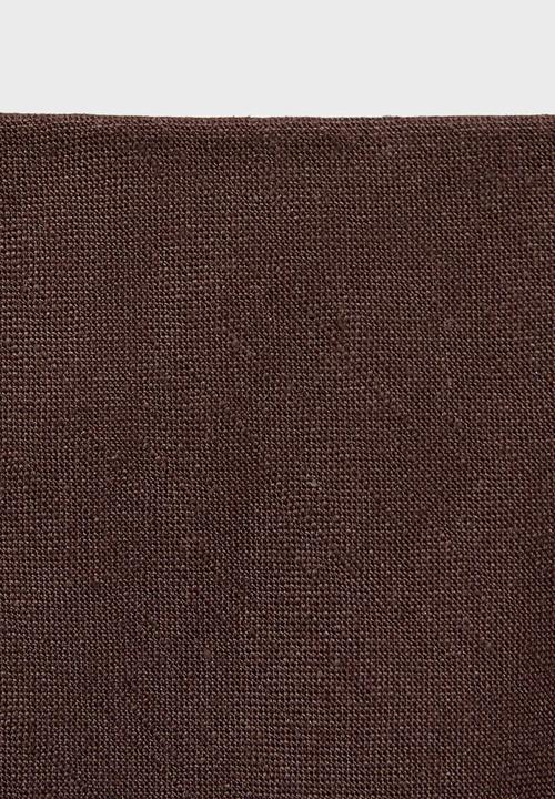 MANGO - Skirt Laguna - Dark Brown