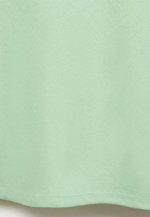 MANGO - Skirt Laguna - Light Pastel Green