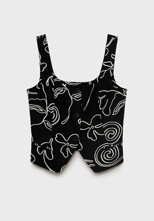 MANGO - Top Liza - Black