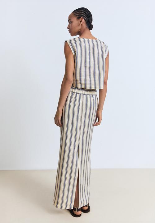MANGO - Skirt Fred - Light Beige