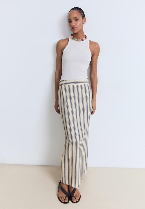 MANGO - Skirt Fred - Light Beige