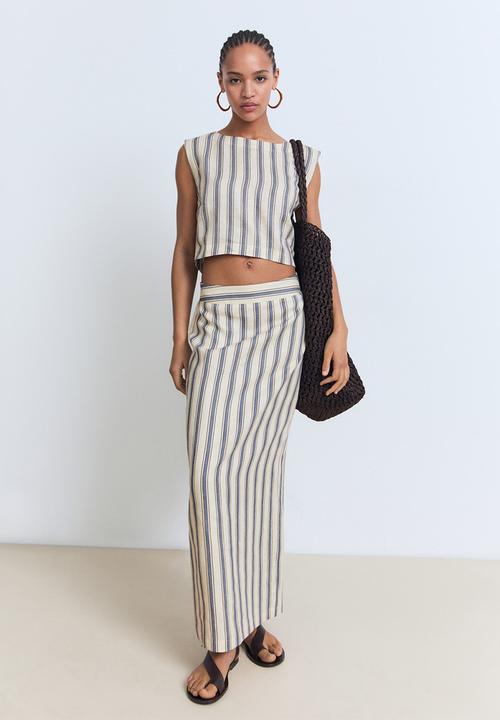 MANGO - Skirt Fred - Light Beige
