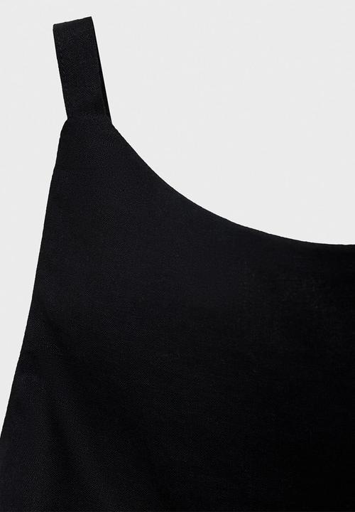 MANGO - Dress Brown - Black