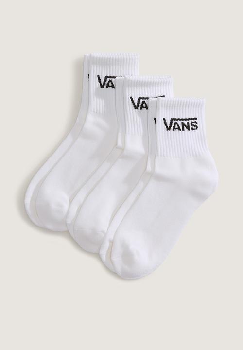 Vans - Classic Half Crew 3 Pack - White