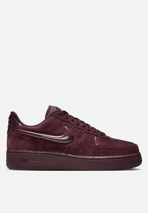 nike air force 1 low burgundy ash