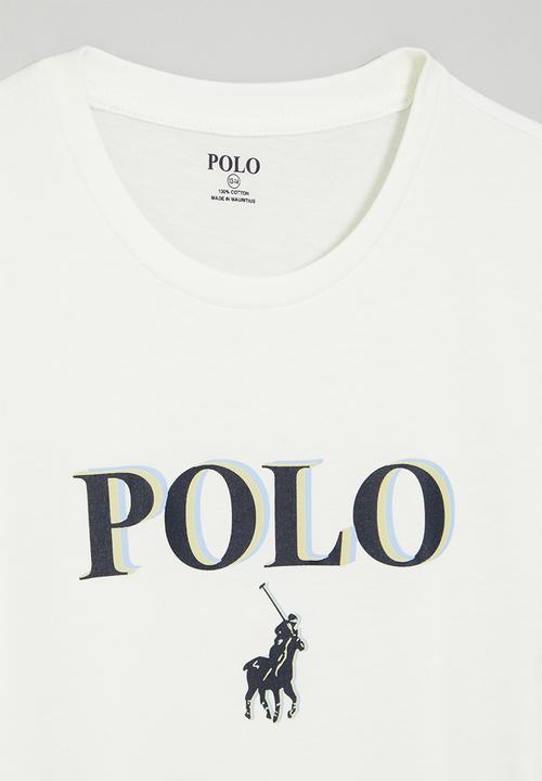 POLO - Boys ted printed short sleeve tee - off white
