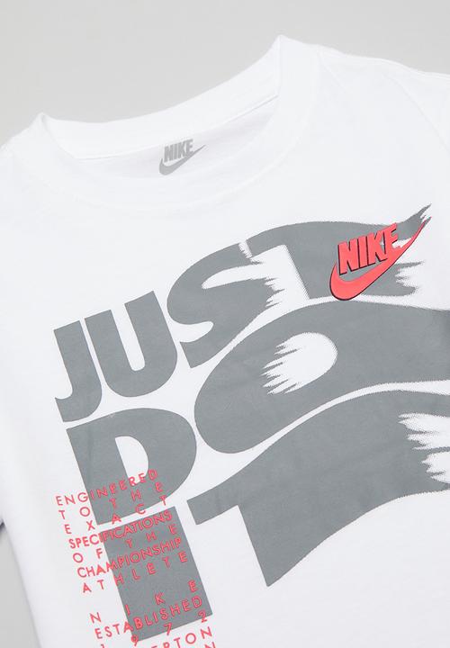 Nike - Nike knit short set - smoke grey & white