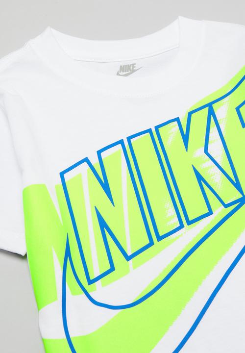 Nike - Nike knit short set - blue beyond & white
