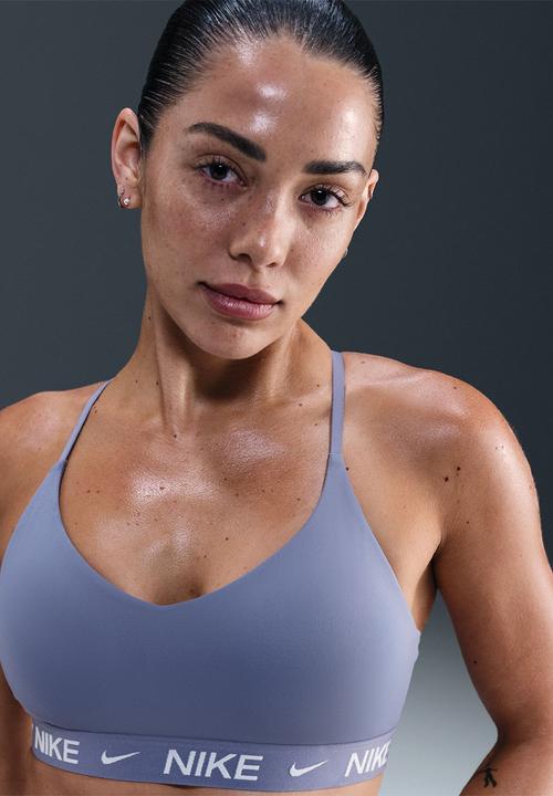 Nike - Padded Adjustable Sports Bra - Blue
