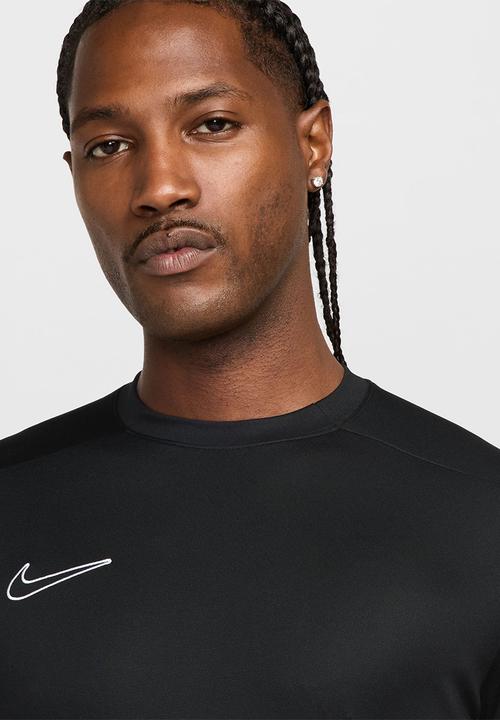 Nike - Academy Dri-FIT Short-Sleeve Football Top  - Black/Black/White