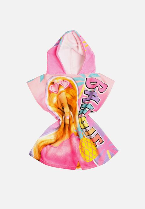 Character Group - Barbie hooded towel -multi