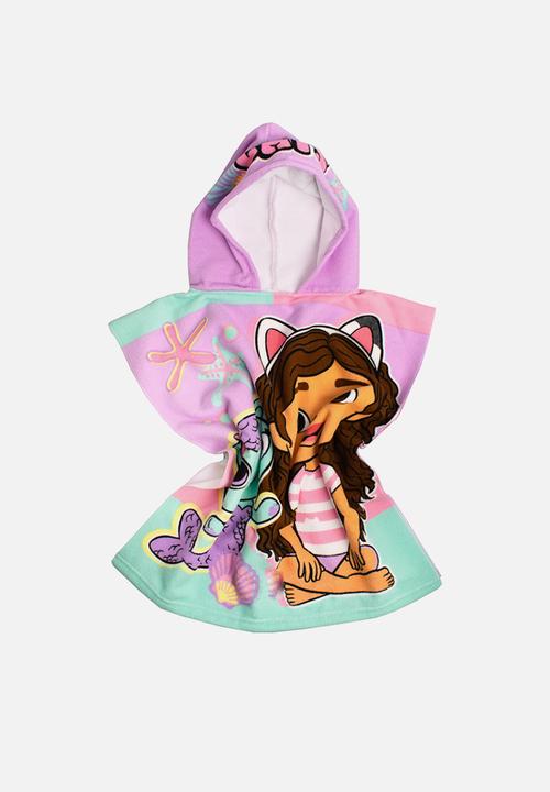 Character Group - Gabby's dollhouse hooded towel -multi