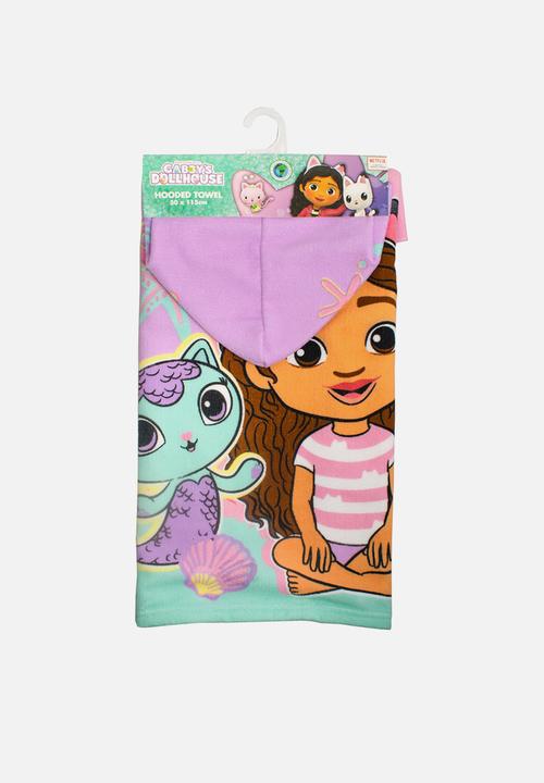 Character Group - Gabby's dollhouse hooded towel -multi