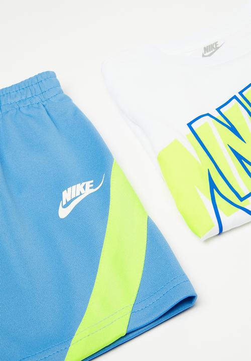 Nike - Nike knit short set - blue beyond