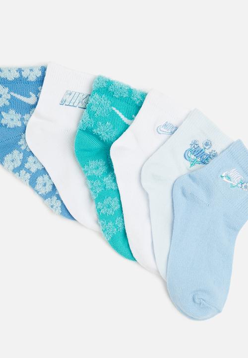 Nike - Nike 6pk quarter sock - blue beyond
