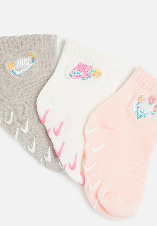 Nike - Nike 3pk quarter sock - sail
