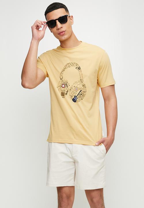 Ben Sherman - Typography Headphones - New Wheat