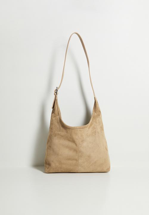 Tessa Design - Nicolina slouch hobo bag with buckle-tan