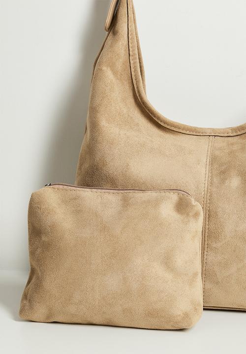 Tessa Design - Nicolina slouch hobo bag with buckle-tan