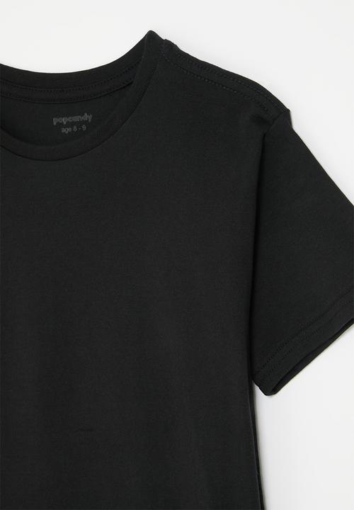 Pop Candy - Slogan tee - black/sigma