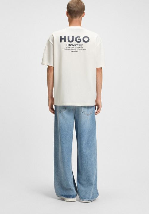 HUGO - Nalono T Shirt - Cream